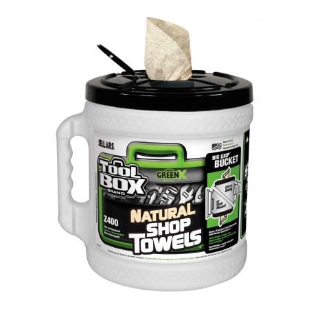 Sellars Toolbox Z400 Greenx Series Big Grip, 200 Sheets/Bucket, 2 Buckets 54202